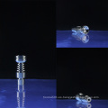 Universal Domeless plato de 6 orificios macho clavo de titanio para el humo (ES-TN-013)